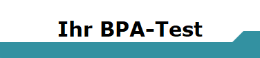 Banner BPA-Test